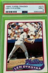 Len Dykstra #27T Baseball Cards 1989 Topps Traded Prices