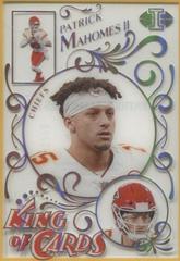 Patrick Mahomes II [Gold] #KC-1 Football Cards 2021 Panini Illusions King of Cards Prices