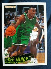 Greg Minor #16 Basketball Cards 1994 Fleer Prices