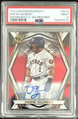 Drew Gilbert [Autograph Red] Baseball Cards 2022 Bowman Draft Invicta Prices