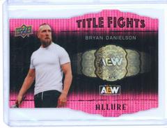 Bryan Danielson [Pink] #TF-2 Wrestling Cards 2022 Upper Deck Allure AEW Title Fights Prices