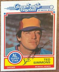 Ted Simmons Baseball Cards 1984 Milton Bradley Prices