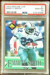 Emmitt Smith #1 Football Cards 1994 Pro Line Live Prices