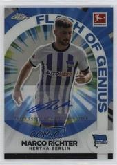 Marco Richter [Autograph] Soccer Cards 2022 Topps Chrome Bundesliga Flash of Genius Prices