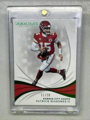Patrick Mahomes II [Emerald] Football Cards 2019 Panini Immaculate Collection Prices