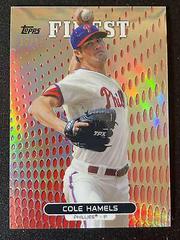 Cole Hamels [Red Refractor] #23 Baseball Cards 2016 Topps Finest Prices