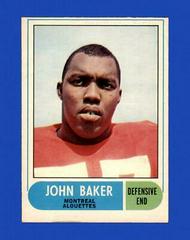 John Baker #7 Football Cards 1968 O Pee Chee CFL Prices
