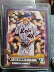 Jacob deGrom [Purple] #130 Baseball Cards 2022 Topps Gypsy Queen Prices