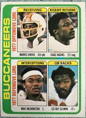 Bucs Leaders [Team Checklist] #527 Football Cards 1978 Topps Prices