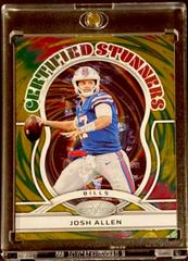 Josh Allen Football Cards 2022 Panini Certified Stunners Prices