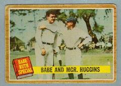 Babe and Mgr. [Huggins] #137 Baseball Cards 1962 Venezuela Topps Prices