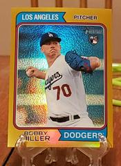 Bobby Miller [Chrome Gold] #515 Baseball Cards 2023 Topps Heritage Prices
