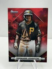Termarr Johnson [Red] #BSP-73 Baseball Cards 2023 Bowman Sterling Prices