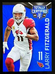 Larry Fitzgerald [Mirror Platinum Blue] #3 Football Cards 2014 Panini Totally Certified Prices