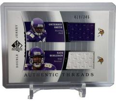 Onterrio Smith [Single Jersey] #JC-OS Football Cards 2003 SP Authentic Threads Prices