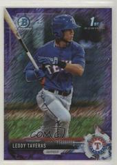 Leody Taveras [Purple Refractor] #BCP158 Baseball Cards 2017 Bowman Chrome Prospects Prices