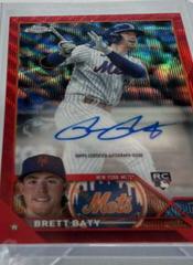 Brett Baty [Red Wave] #AC-BBA Baseball Cards 2023 Topps Chrome Update Autographs Prices
