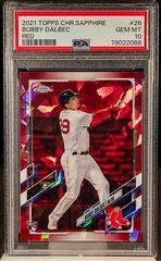 Bobby Dalbec [Red] #26 Baseball Cards 2021 Topps Chrome Sapphire Prices