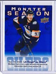 Connor McDavid #MS-17 Hockey Cards 2023 Upper Deck Monster Season Prices