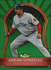 Adrian Gonzalez [Purple Refractor] Baseball Cards 2011 Finest Prices