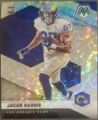 Jacob Harris [No Huddle Silver] #338-V Football Cards 2021 Panini Mosaic Rookie Variations Prices