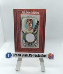 Shohei Ohtani #MFR-SO Baseball Cards 2022 Topps Allen & Ginter Mini Framed Relics Prices