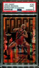 Dennis Rodman [Refractor w/ Coating] #167 Basketball Cards 1997 Finest Prices