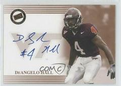 DeAngelo Hall [Bronze] Football Cards 2004 Press Pass Autograph Prices