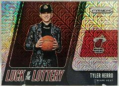 Tyler Herro [Mojo Prizm] Basketball Cards 2019 Panini Prizm Luck of the Lottery Prices