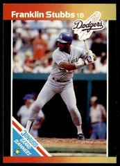 Franklin Stubbs #182 Baseball Cards 1988 Leaf Prices