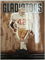 Ronnie Lott Football Cards 2022 Panini Contenders Gladiators Prices