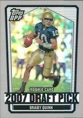 Brady Quinn [Chrome Silver Refractor] #101 Football Cards 2007 Topps Draft Picks & Prospects Prices
