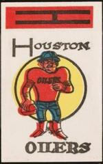 Houston Oilers #H Football Cards 1961 Topps Stickers Prices