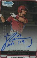 James Ramsey #BCAJR Baseball Cards 2012 Bowman Chrome Draft Picks & Prospects Autograph Prices