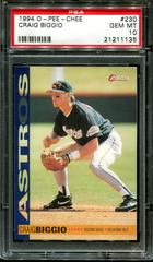 Craig Biggio #230 Baseball Cards 1994 O Pee Chee Prices