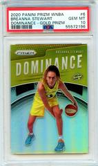 Breanna Stewart [Prizm Gold] #6 Basketball Cards 2020 Panini Prizm WNBA Dominance Prices