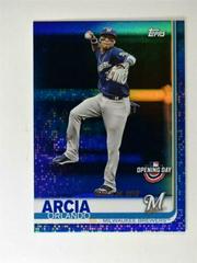 Orlando Arcia [Blue Foil] Baseball Cards 2019 Topps Opening Day Prices