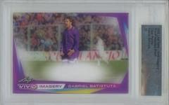 Gabriel Batistuta [Purple] Soccer Cards 2022 Leaf Vivid Imagery Prices
