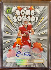 Clayton Tune [Autograph] #BS-6 Football Cards 2023 Panini Donruss Bomb Squad Prices