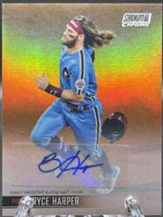 Bryce Harper [Orange Refractor] #SCCBA-BH Baseball Cards 2021 Stadium Club Chrome Autographs Prices
