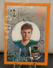 Zach Wilson [Orange] Football Cards 2021 Panini Illusions King of Cards Prices