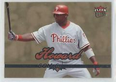 Ryan Howard [Gold] Baseball Cards 2006 Ultra Prices