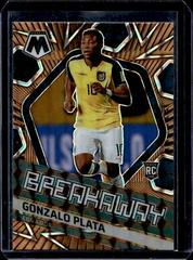 Gonzalo Plata [Orange Fluorescent] Soccer Cards 2021 Panini Mosaic Road to FIFA World Cup Breakaway Prices