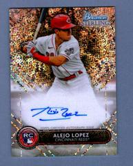 Alejo Lopez [Speckle] #BSR-39 Baseball Cards 2022 Bowman Sterling Prices