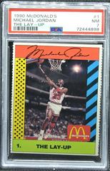 Michael Jordan [The Lay Up] Basketball Cards 1990 McDonald's Michael Jordan Prices