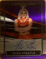 Trish Stratus [Purple] Wrestling Cards 2022 Panini Impeccable WWE Stainless Stars Autographs Prices