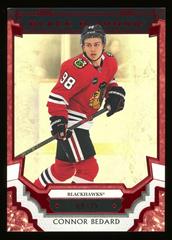 Connor Bedard [Red] #BDB-CB Hockey Cards 2023 Upper Deck Black Diamond Prices