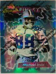 Michael Irvin [Refractor w/ Coating] #186 Football Cards 1995 Topps Finest Boosters Prices