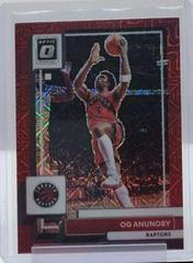 OG Anunoby [Choice Red] #1 Basketball Cards 2022 Panini Donruss Optic Prices