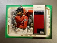 Rafael Devers #DPC-RD Baseball Cards 2023 Topps Definitive Patch Collection Prices
